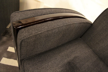 FLANELLE - Upholstered sectional armchair with armrests by HUGUES CHEVALIER - view 3